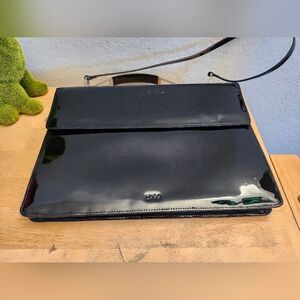 Universal‎ Black Patent Leather Hugo Boss Bag | Original | Stylish Business Bag